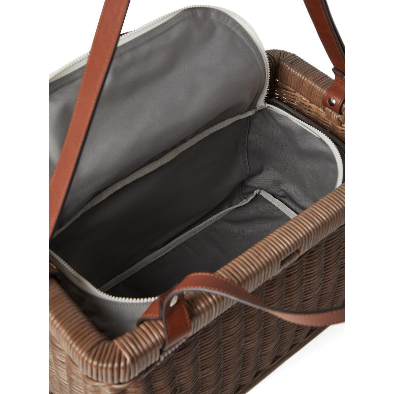 Brunello Cucinelli Wicker basket bag ML83XM303C2305-P25