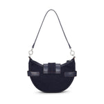 Ganni Buckle small denim cross-body bag