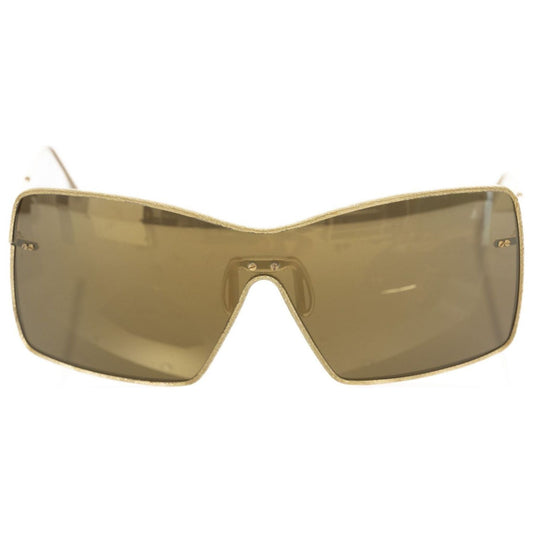 Frankie Morello Gold Metallic Fiber Women Sunglasses Frankie Morello