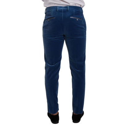 Dolce & Gabbana Blue SICILIA Velvet Slim Fit 2 Piece Suit