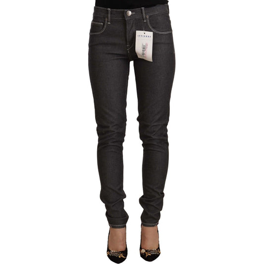 Acht Black Low Waist Skinny Denim Slim Fit Jeans PAN71196 - 26