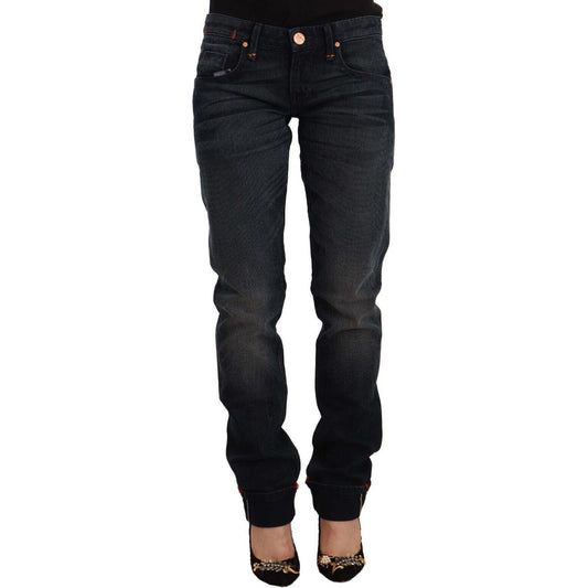 Acht Black Washed Cotton Skinny Denim Low Waist Jeans 1728,67345645728,Acht,Black,Clothing,Jeans & Pants - Women - Clothing,Jeans Denim - Clothing,Material: 100% Cotton,New with tags,Skinny Jeans - Jeans Denim - Clothing,W26,Women,Women - Clothing