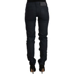 Acht Black Cotton Low Waist Slim Fit Denim Jeans PAN71191 - 26