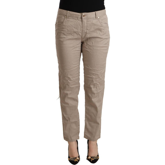 Acht Beige Tencel Mid Waist Tapered Casual Pants 1728,2% Elastane,34% Cotton,67345645728,Acht,Beige,Casual Pants - Pants - Clothing,Chino Pants - Pants - Clothing,Clothing,IT42|M,Jeans & Pants - Women - Clothing,Material: 64% Tencel,New with tags,Pants -