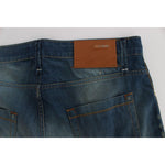 Acht Chic Baggy Low Fit Denim Delight Acht Dark Slate Gray