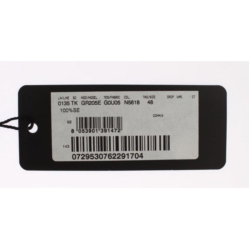 Dolce & Gabbana Gray Waist Belt Silk Cummerbund Dolce & Gabbana