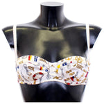 Dolce & Gabbana Elegant White Sailor Print Lingerie Set Dolce & Gabbana Dark Slate Gray