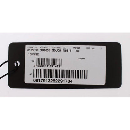 Dolce & Gabbana Silver Wide Belt Silk Cummerbund Dolce & Gabbana