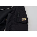 Dolce & Gabbana Elegant Black Virgin Wool Jacket Dolce & Gabbana Light Gray