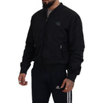 Dolce & Gabbana Elegant Black Bomber Jacket Dolce & Gabbana Black