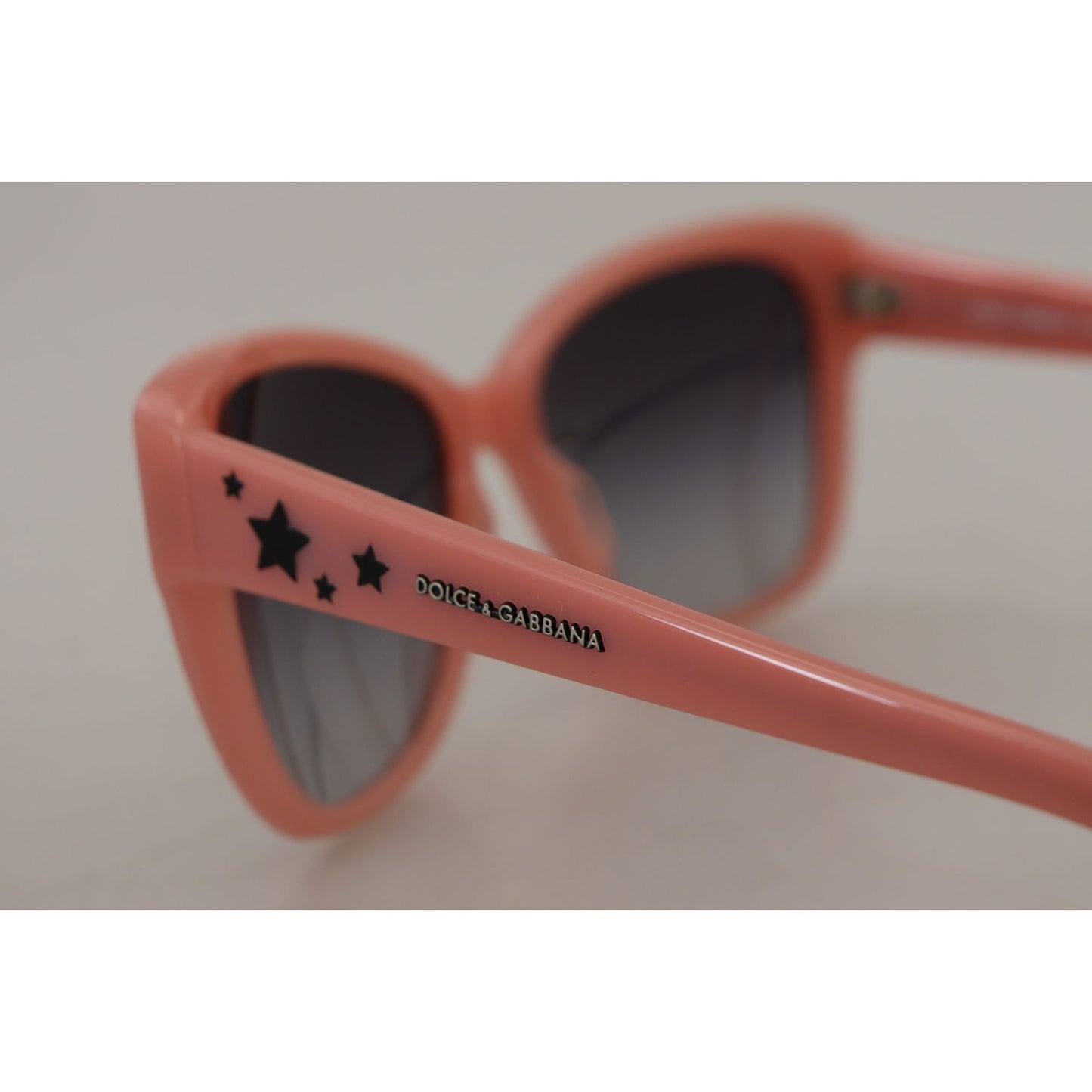 Dolce & Gabbana Pink Acetate Frame Stars Embellishment DG4124 Sunglasses Dolce & Gabbana