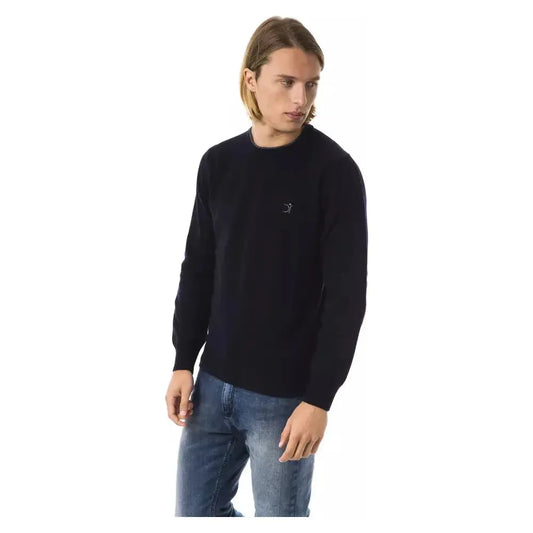 Uominitaliani Blue Wool Men Sweater UO-7827-S