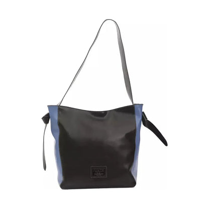 Pompei Donatella Black Leather Women Shoulder Bag
