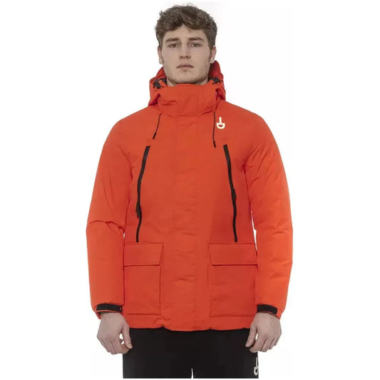 Tond Red Polyester Men's Jacket Tond