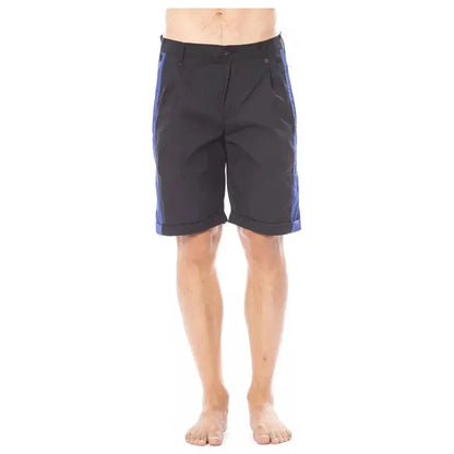 Verri Black Cotton Men's Casual Short 1728,67345744032,Black,Clothing,Knee Length - Shorts - Clothing,Men,Men - Clothing,New with tags,Shorts - Clothing,Shorts - Men - Clothing,Verri,W30,W31,W32,W33,W36,W38