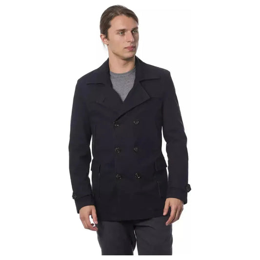 Verri Blue Cotton Men Blazer VE-18303-IT48 | M