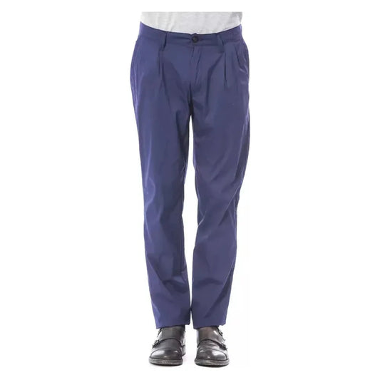 Verri Blue Cotton Men's Chino Pant 1728,67345744032,Blue,Chino Pants - Pants - Clothing,Clothing,Jeans & Pants - Men - Clothing,Men,Men - Clothing,New with tags,Pants - Clothing,Verri,W30,W33,W38,W40