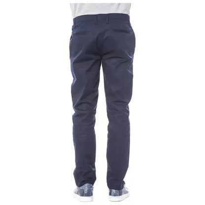 Verri Blue Polyester Men Pant 1728,67345744032,Blue,Casual Pants - Pants - Clothing,Clothing,Jeans & Pants - Men - Clothing,Men,Men - Clothing,New with tags,Pants - Clothing,Verri,W31,W32,W33,W36