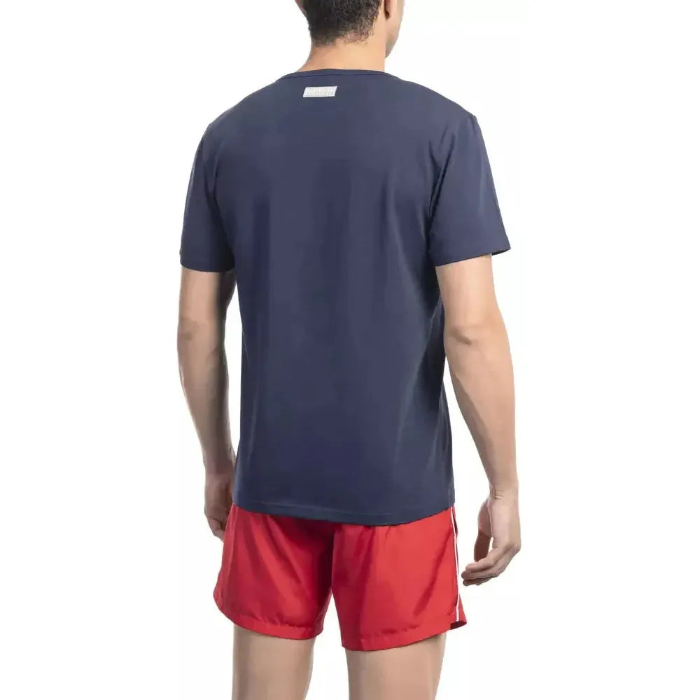 Bikkembergs Black Cotton Men T-Shirt
