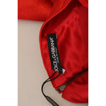 Dolce & Gabbana Metallic Red High Waist Mini Skirt Dolce & Gabbana Gray