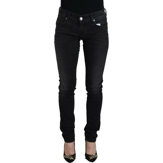 Acht Black Cotton Low Waist Slim Fit Women Casual Denim Jeans 1728,67345645728,Acht,Black,Clothing,Jeans & Pants - Women - Clothing,Jeans Denim - Clothing,Material: 97% Cotton 3% Elastane,New with tags,Slim Fit Jeans - Jeans Denim - Clothing,W26,Women,Wom