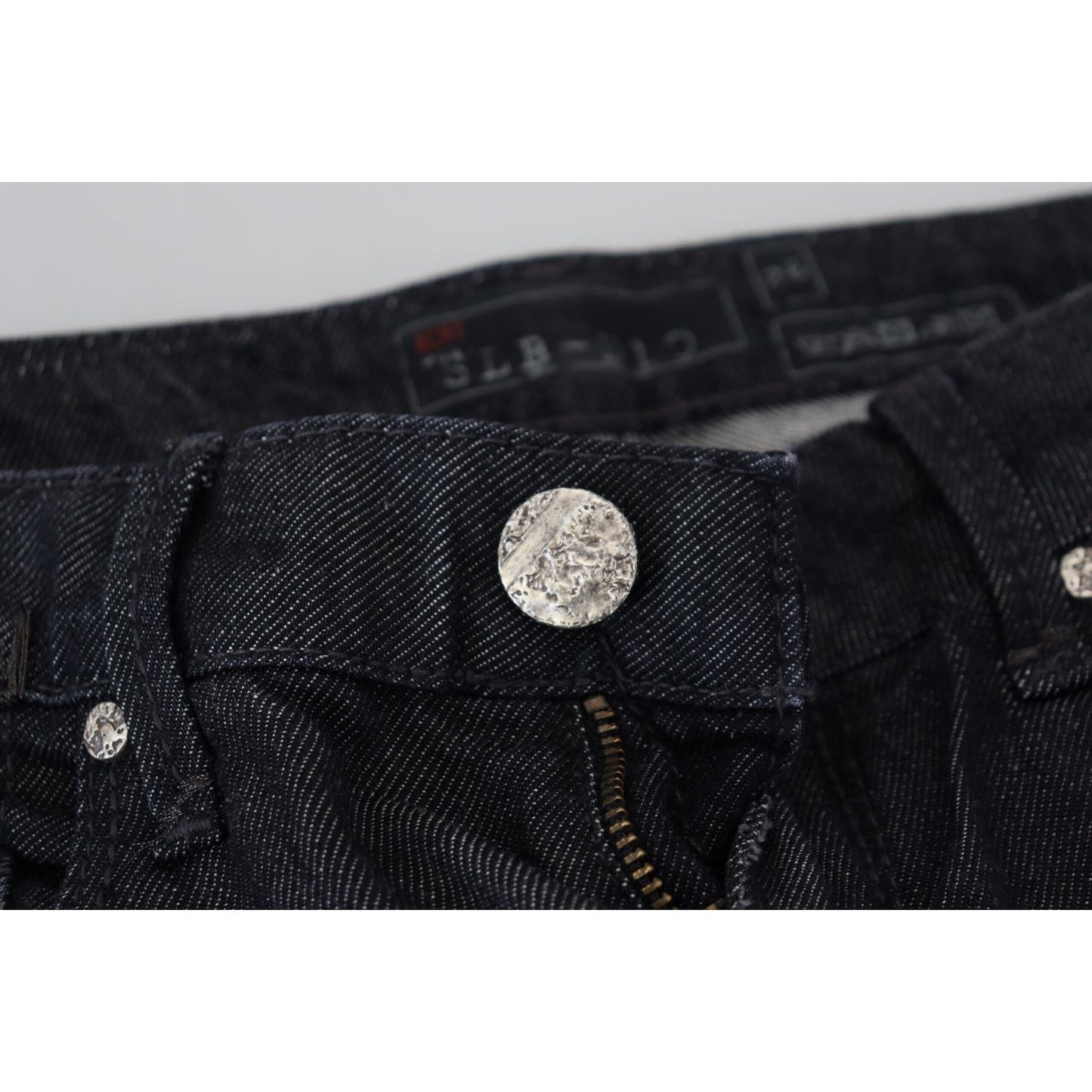 Acht Black Cotton Low Waist Slim Fit Women Casual Denim Jeans PAN71823- 26