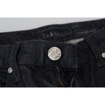 Acht Black Cotton Low Waist Slim Fit Women Casual Denim Jeans PAN71823- 26