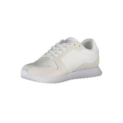 Tommy Hilfiger White Polyester Sneaker