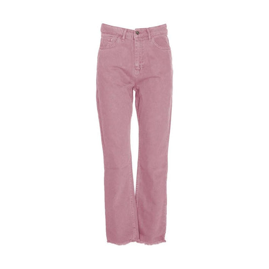 Hinnominate Pink Cotton Jeans & Pants Hinnominate