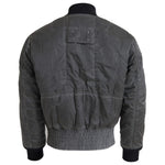 MM6 Maison Margiela Gray Bomber Zipper Pocket Sleeves Jacket JKT3047-46