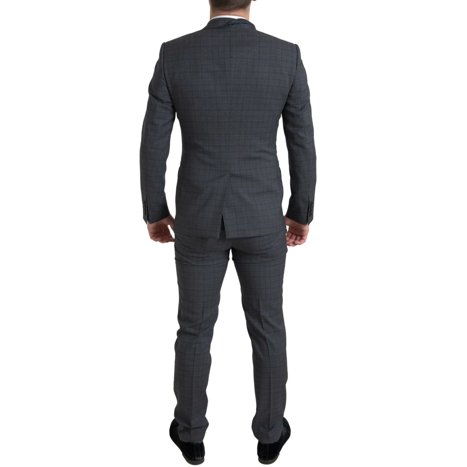 Dolce & Gabbana Gray 2 Piece Single Breasted MARTINI Suit