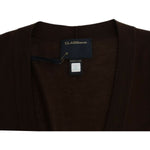 Cavalli Brown cropped wool cardigan SIG11622-3