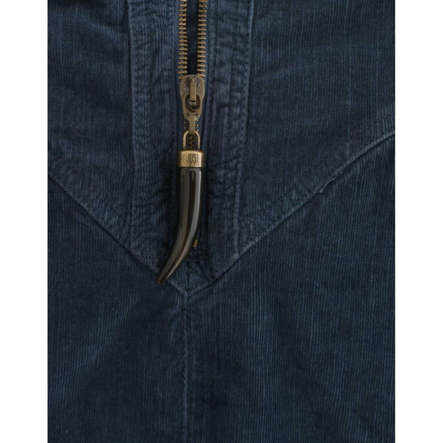 Cavalli Blue corduroy pencil skirt SIG11824-1