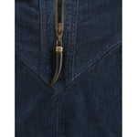 Cavalli Blue corduroy pencil skirt SIG11824-1