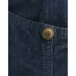 Cavalli Blue corduroy pencil skirt SIG11824-1
