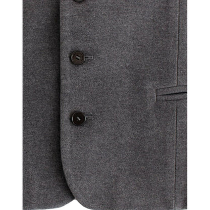 Costume National Gray cotton blend casual vest