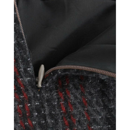 Costume National Gray wool mini skirt Costume National