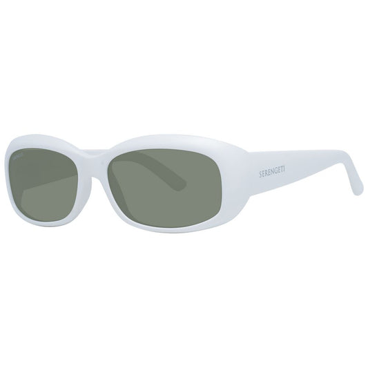 Serengeti White Nylon Sunglasses