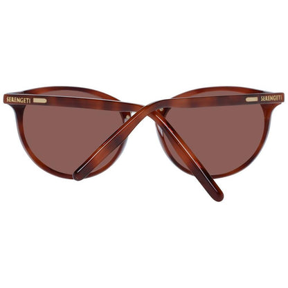 Serengeti Brown Acetate & Metal Sunglasses