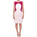 CO|TE Chic Pink & White Shift Dress CO|TE Light Gray