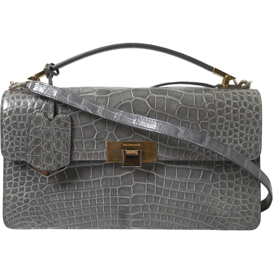 Balenciaga Alligator Leather Medium Shoulder Bag BAG1170