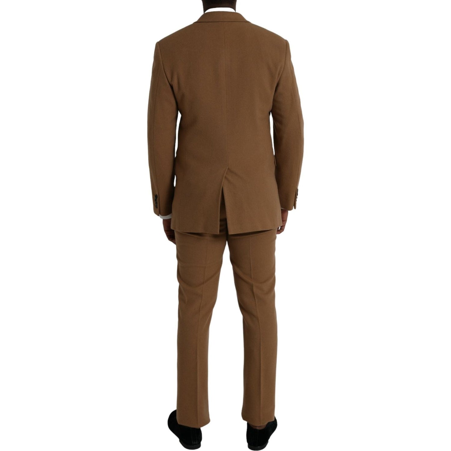 Prada Brown Cashmere 2 Piece Single Breasted Suit KOS2228-54