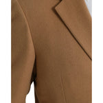 Prada Brown Cashmere 2 Piece Single Breasted Suit KOS2228-54