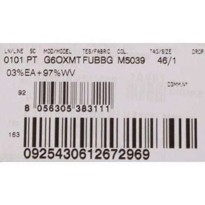 Dolce & Gabbana Purple Wool Stretch Formal Pants Dolce & Gabbana