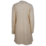 Alpha Studio Beige Alpaca Wool Women Dress