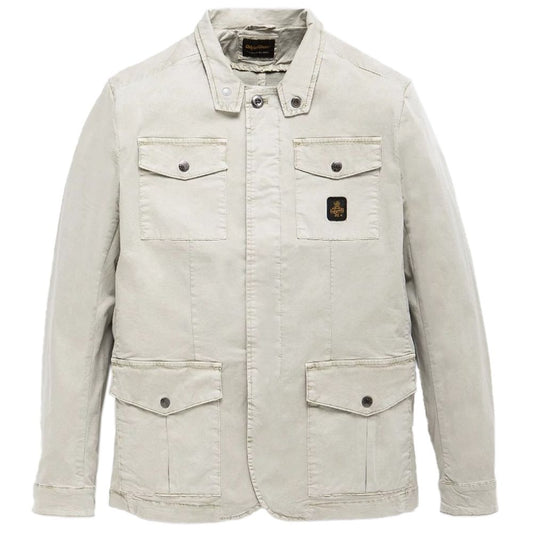 Refrigiwear Sleek Beige Four-Pocket Cotton Jacket RE-12650-XXL