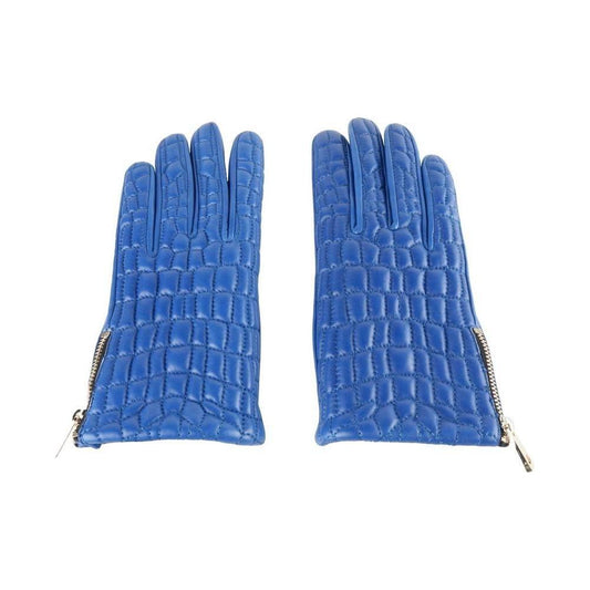 Cavalli Class Blue Lambskin Women Glove CA-5122-7.5|S