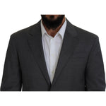 Dsquared² Gray Wool Single Breasted 2 Piece CIPRO Suit KOS2010-48