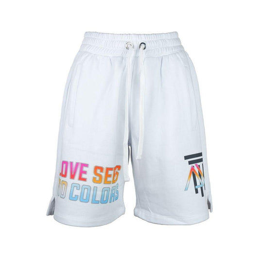 Diego Venturino White Cotton Women Shorts DI-6835-XS