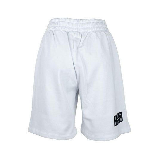 Diego Venturino White Cotton Women Shorts DI-6835-XS